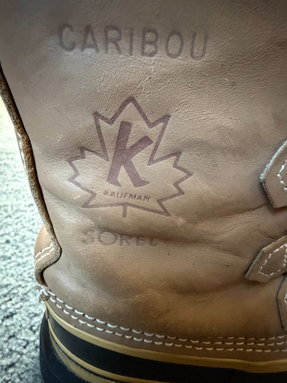 Vtg Sorel Caribou Boots Made In Canada Kaufman Wool Sz 6 Near Mint - Picture 3 of 12